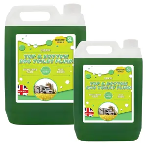 1 x 5 Litre Top & Bottom Chemical Rinse Fluid Toilet Cleaner