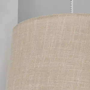 Inlight Petra Natural Woven effect Slubby Light shade (D)30cm