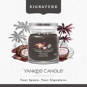 Yankee Candle Signature Medium Jar Black Coconut