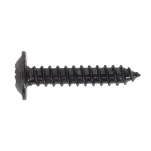 Sealey Self Tapping Screw 3.5 x 19mm Flanged Head Black Pozi BS 4174 Pack of 100