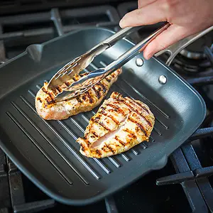 Stellar Cast Iron Grill Pan Black