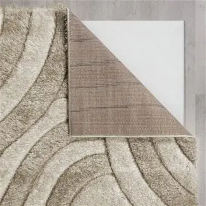 Dunelm Indulgence Dune Rug, Coastal, Size: 80cm X 150cm (2.5ft X 5Ft), Indulgence Dune Natural