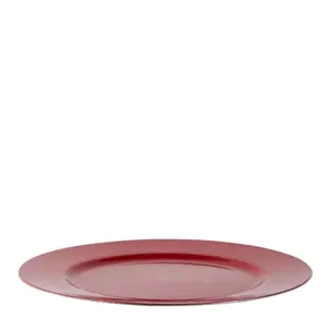 33cm Charger Plate Glossy Red