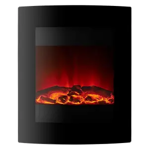 Focal Point Ebony 1.5kW Glass effect Electric Fire