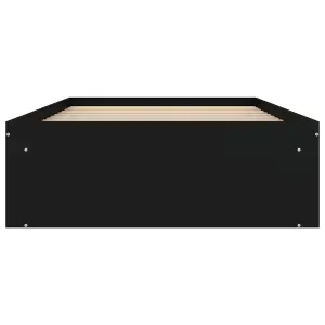 Berkfield Bed Frame Black 90x190 cm