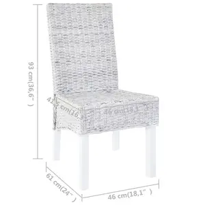 Hessle Dining Chair (Set of 2) White