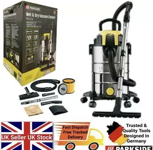 Parkside Wet And Dry Vacuum Cleaner Powerful 1400W Pnts 1400 170Mbar