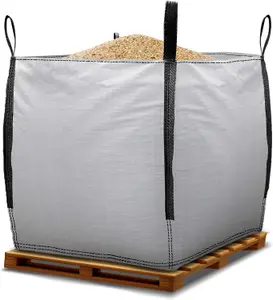 Primes DIY PREMIUM GRADE 1 Ton FIBC Bulk Jumbo Bags, Industrial Woven Material, Storage Sack Lifting Handles-85x85x85cm-50 Pack