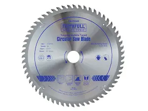 Faithfull FAIZ25460 TCT Circular Saw Blade 254 x 30mm x 60T POS FAIZ25460