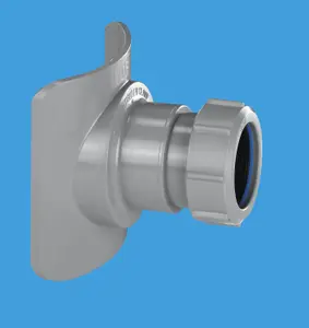 McAlpine BOSSCONN82-GR Grey Mechanical Soil Pipe Boss Connector for 57mm hole saw size