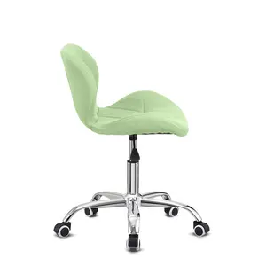 Erltrud Desk Chair Light Green / Velvet