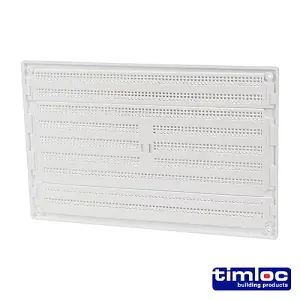 Timco - Timloc Internal Plastic Hit and Miss Louvre Grille Vent - White - 1209W (Size 260 x 170 - 1 Each)