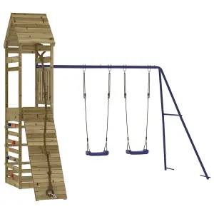 Berkfield Outdoor Playset Impregnated Wood Pine