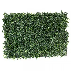 Smart Garden 60 x 40cm Boxwood Leaf Screening Panel Wall Cover Faux Trellis Mat