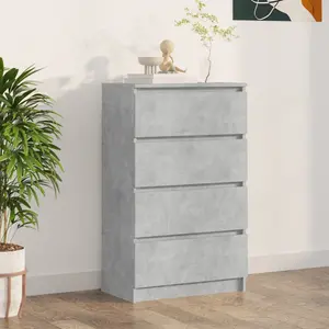 Bundine Sideboard  60x35x98.5 cm Engineered Wood Grey