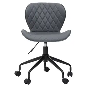 Interiors by Premier Brent Grey And Black Home Office Chair