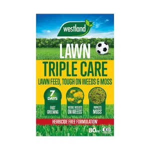 Westland Triple Care Lawn treatment Granules 80m² 0.27kg