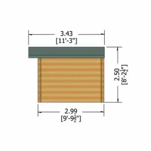 Hale 28 mm Log Cabin 12 x 12 Feet