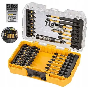 Dewalt 62 PC FLEXTORQ 25mm + 57mm Long Impact Bit Set Screwdriver+ Tough Case