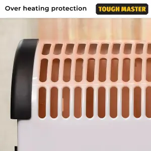 TOUGH MASTER TM-CH203 Electric Convector Heater 2000W Portable Thermostat Fan Timer