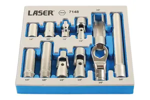 Laser Tools 7148 11pc Master 13mm Socket Set - Range of Profiles