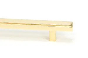 From The Anvil Polished Brass Scully Pull Handle - Large