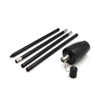 Harbour Housewares - Metal Barrel Garden Fire Torches - 146cm - Pack of 2