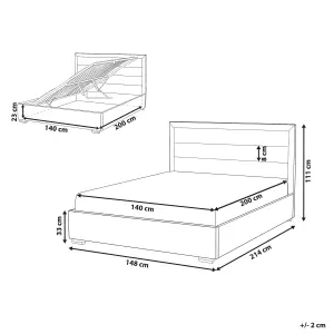 Velvet EU Double Size Ottoman Bed Orange ROUEN