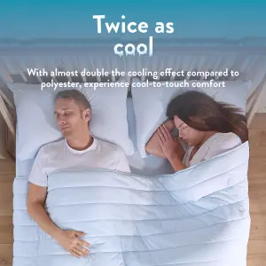 Slumberdown Cool Summer PCM Duvet, Fitted Sheet & 2 Pillowcases