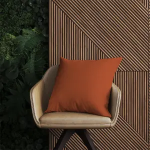 Rusty Orange Outdoor Cushion 45cm x 45cm