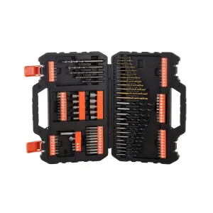 Black & Decker 109 piece Mixed Drill & screwdriver bit set - A7200