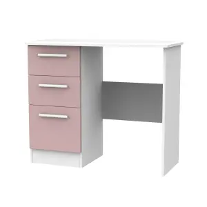 Harrow Vanity in Kobe Pink & White (Ready Assembled)