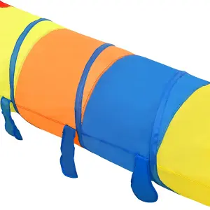 Berkfield Children Play Tunnel Multicolour 245 cm Polyester