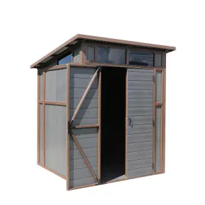 7 x 7 Premium Composite Pent Garden Storage Shed