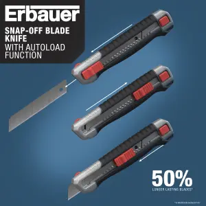 Erbauer 18mm Steel Snap-off knife