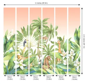 Arthouse Jungle Time Wall Mural