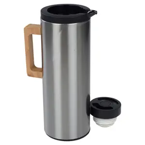 Polkton 1L Thermal Vacuum Jug Double Wall Insulated Stainless Steel Coffee Carafe