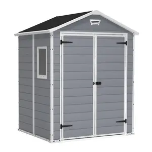 Keter Manor 6 ft. W x 5 ft. D Apex Outdoor Garden Shed