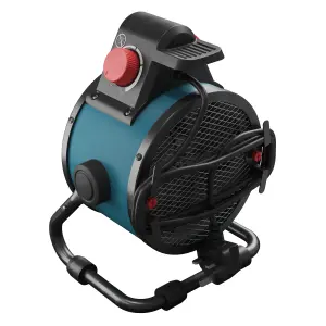 Erbauer Electric 2500W Blue, black & red PTC workshop heater