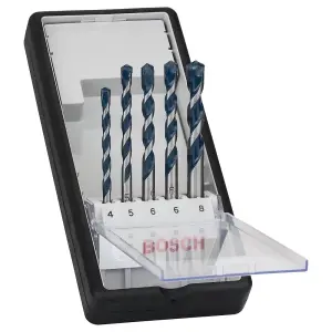 Bosch Professional CYL-5 Concrete Drill Bits Set - 5 Piece, 4-5-6-6-8mm