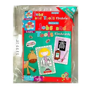 Kids Create Tools Flash Card (Pack of 26) Multicoloured (One Size)