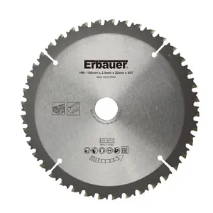 Erbauer 40T Circular saw blade (Dia)160mm