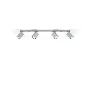 Merida Steel Grey 4 Light Classic Ceiling Light