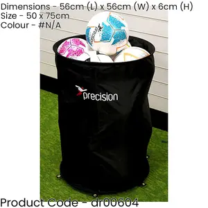 50x75cm On Field Ball Storage Bin - Ground Anchors Supplied - Football Training