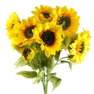 Silk Artificial Arrangement (Set of 6) Yellow