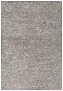 Silver Geometric Modern Rug Easy to clean Living Room and Bedroom-120cm X 170cm