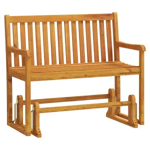 Berkfield Garden Swing Bench 110 cm Solid Acacia Wood