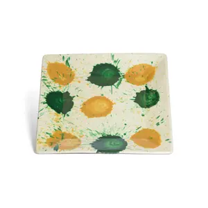 Camili 24cm Ceramic Square Dinner Plate