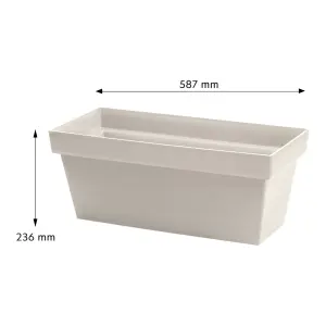 Verve Nurgul Peyote Rectangular Trough (H)23.6cm (W)58.7cm