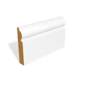 PACK OF 5 (Total 5 Units) - 18mm Torus Skirting - 18mm x 119mm - 4200mm